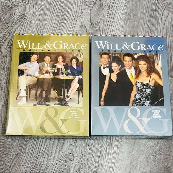 NEW! Will & Grace DVD Bundle Seasons 1 & 2 Box Sets Factory Sealed TV Sitcom - Picture 1 of 4